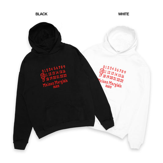 MM Red Number Logo Hoodie