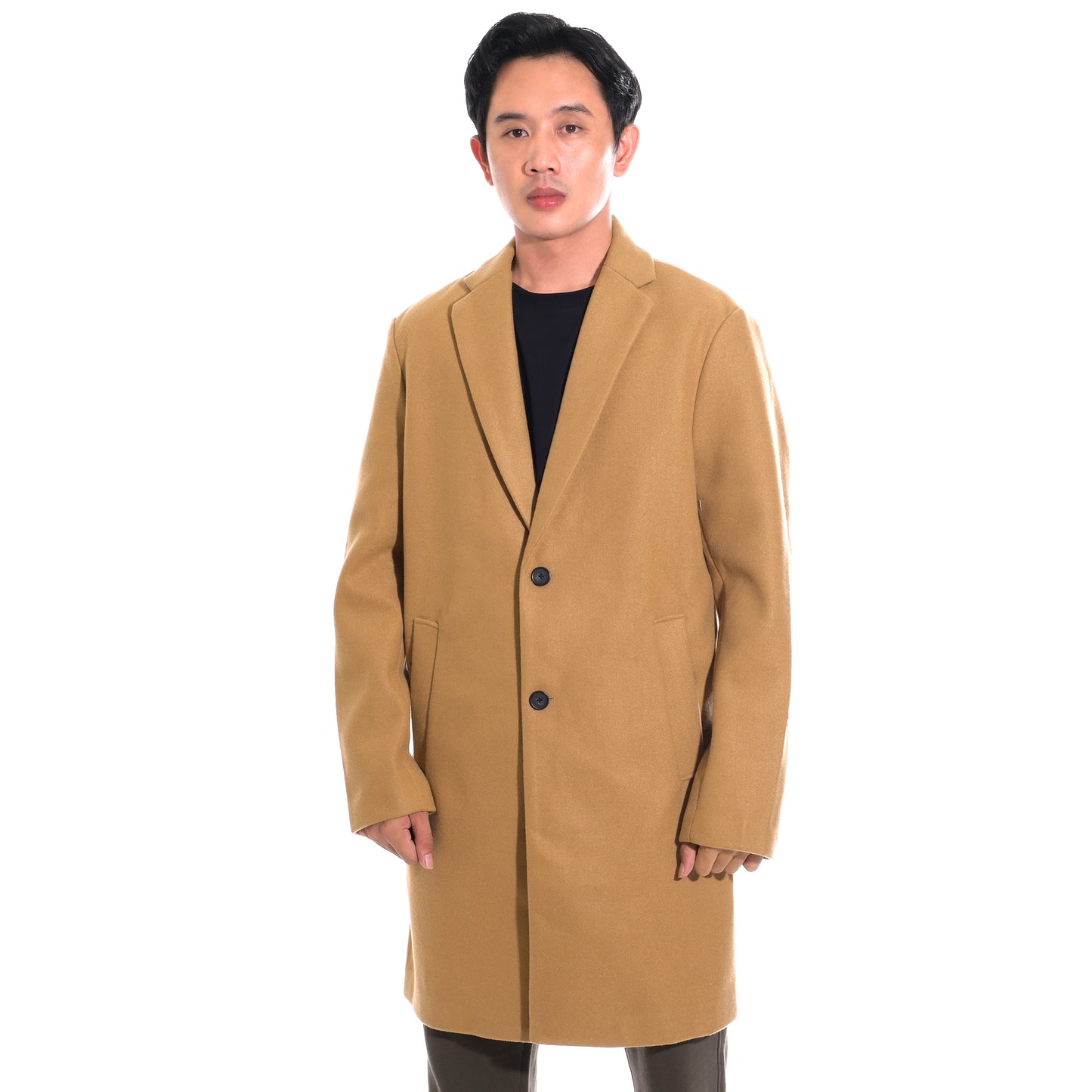 ZRA Two Buttons Long Coat