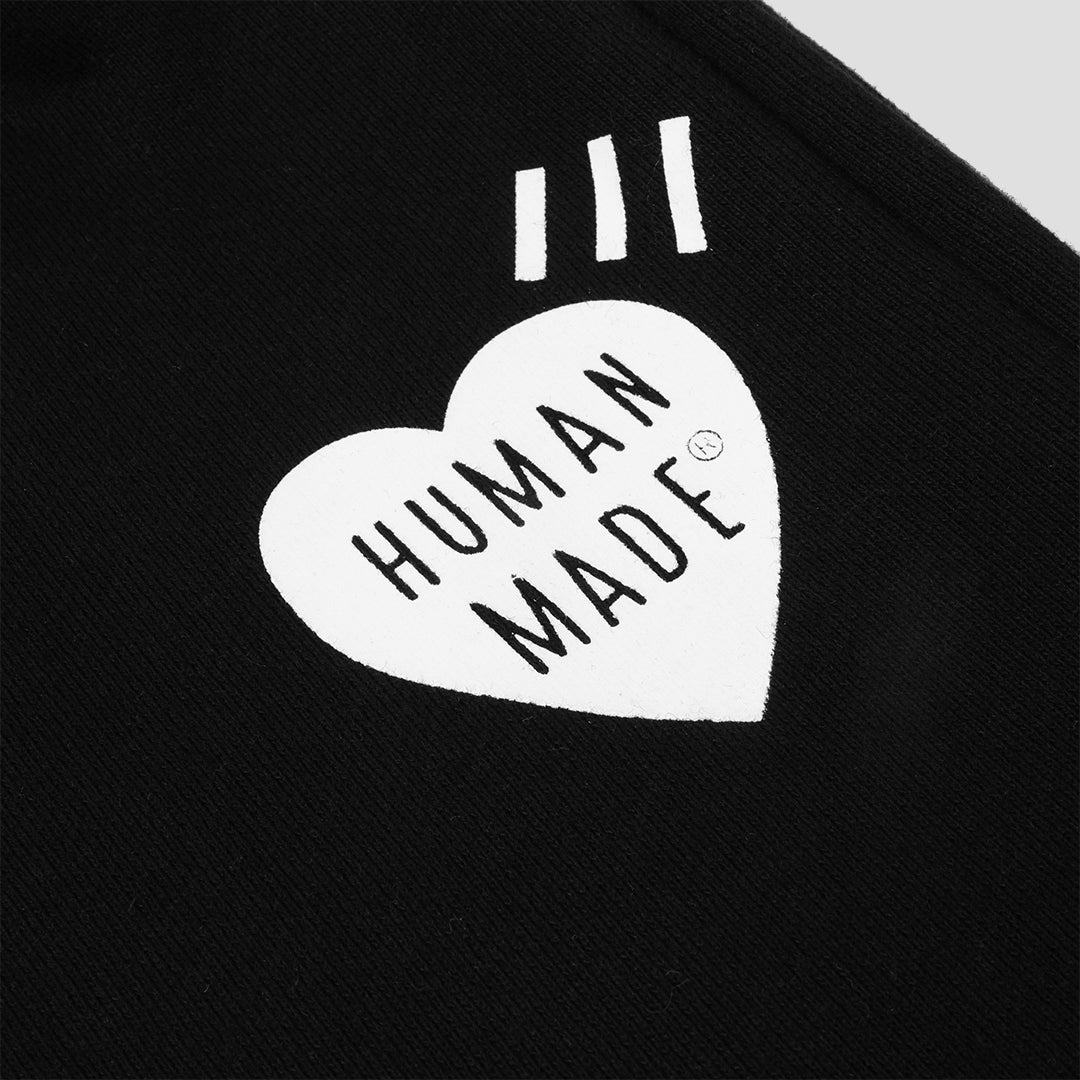 Human Made Heart Logo Fleece Sweatpants Black – Dario