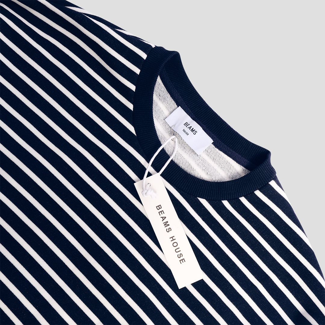 Beams Casual Stripe Sweatshirt