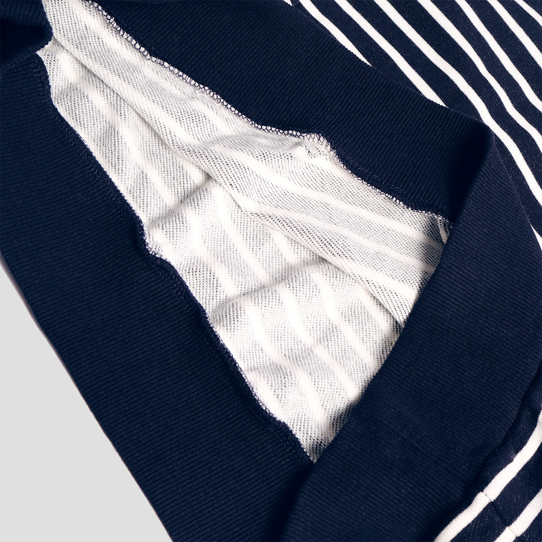 Beams Casual Stripe Sweatshirt