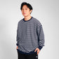 Beams Casual Stripe Sweatshirt