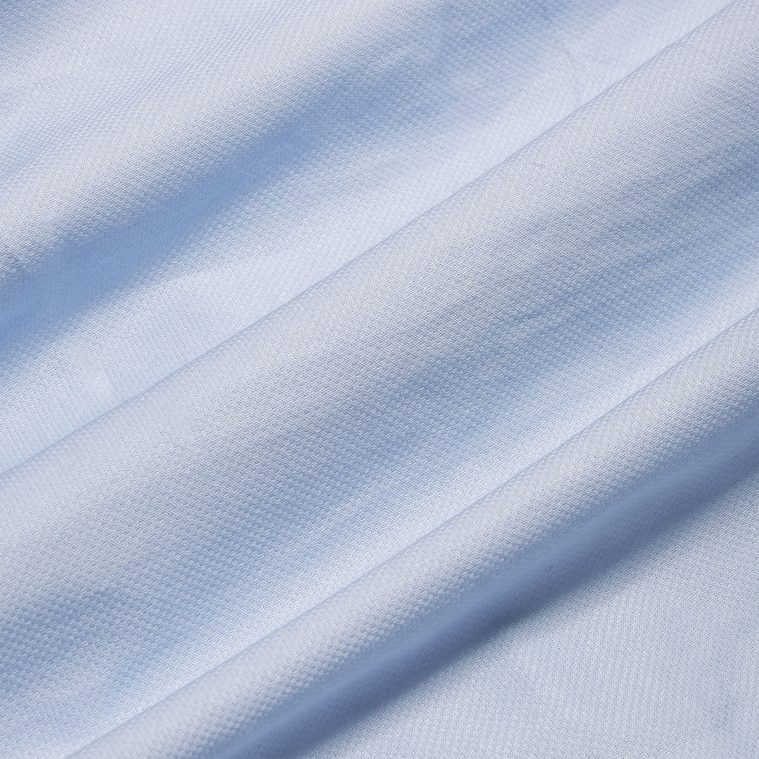 H&M Premium Cotton Long Sleeve Shirt Light Blue