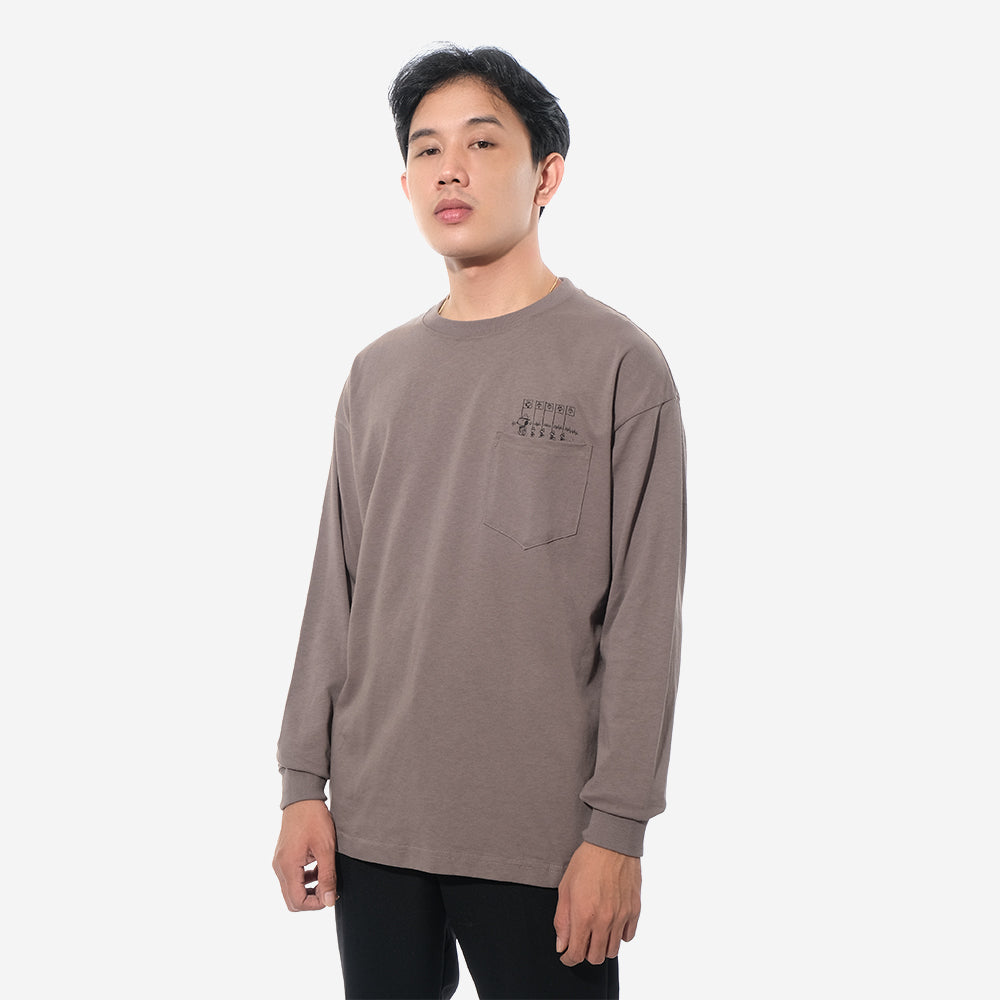 B MING by Beams X Peanuts Camp Print Long Sleeve T-Shirt