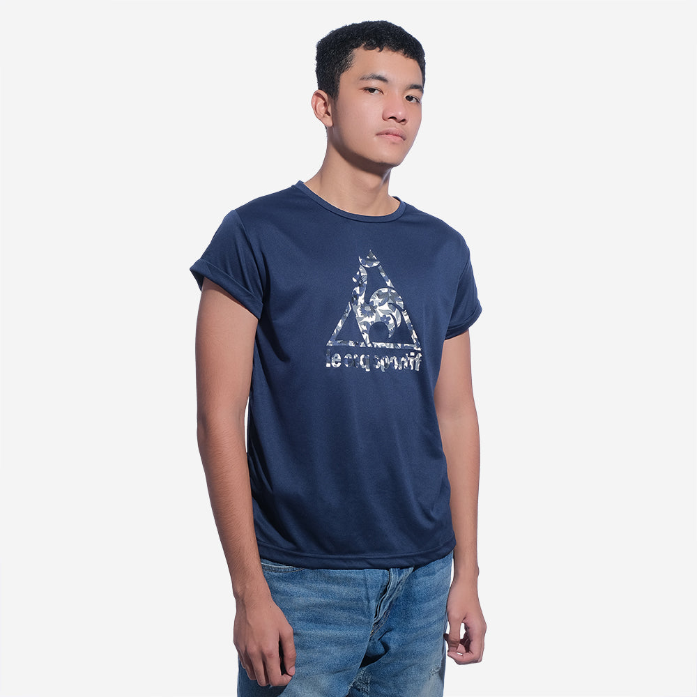 Le Coq Sportif Camo Rooster Performance T-Shirt