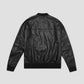 ZRA Faux Leather Bomber Jacket