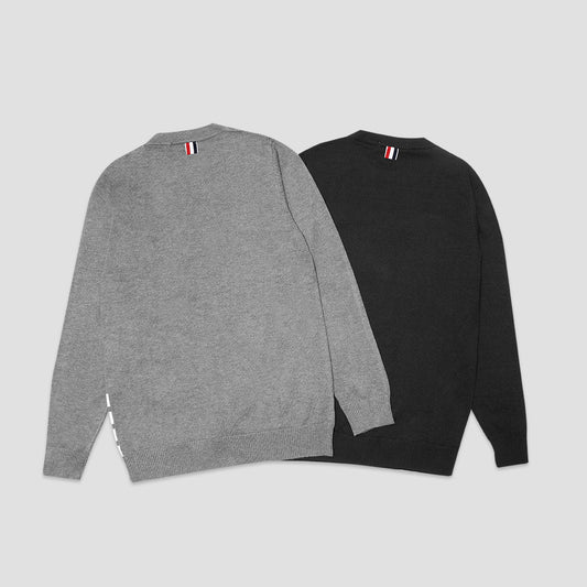 TBN 4-Bar Pocket Crewneck Sweater