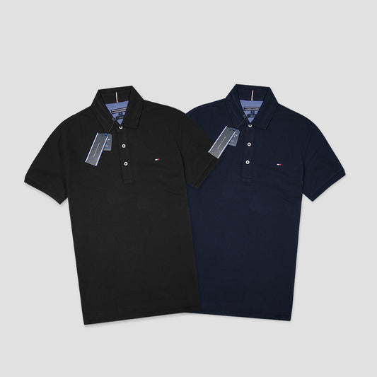 THFR Slim Fit Stretch Pique Polo Shirt