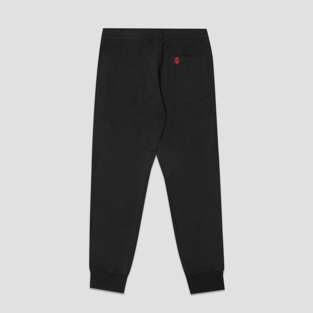 Kent & Curwen Rose Embroidered Track Pants