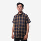 Shein Plaid Flannel Short Sleeve Shirt